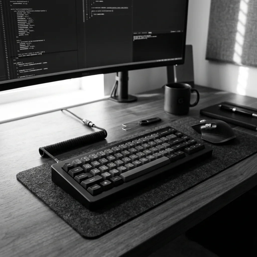 Minimalist workspace
